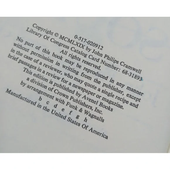 1969 A World Of Hearty Soups John Philips Cranwell Vintage Hardcover Cookbook - Picture 6 of 16